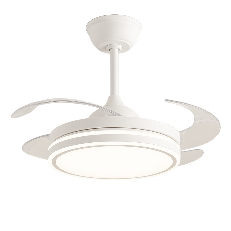 Ventilador de Teto com Pás Retráteis, LED e Controle Remoto TG