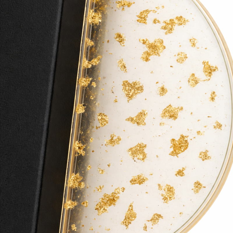 Arandela de Parede Interna Decorativa de Acrílico Redonda Glass TG