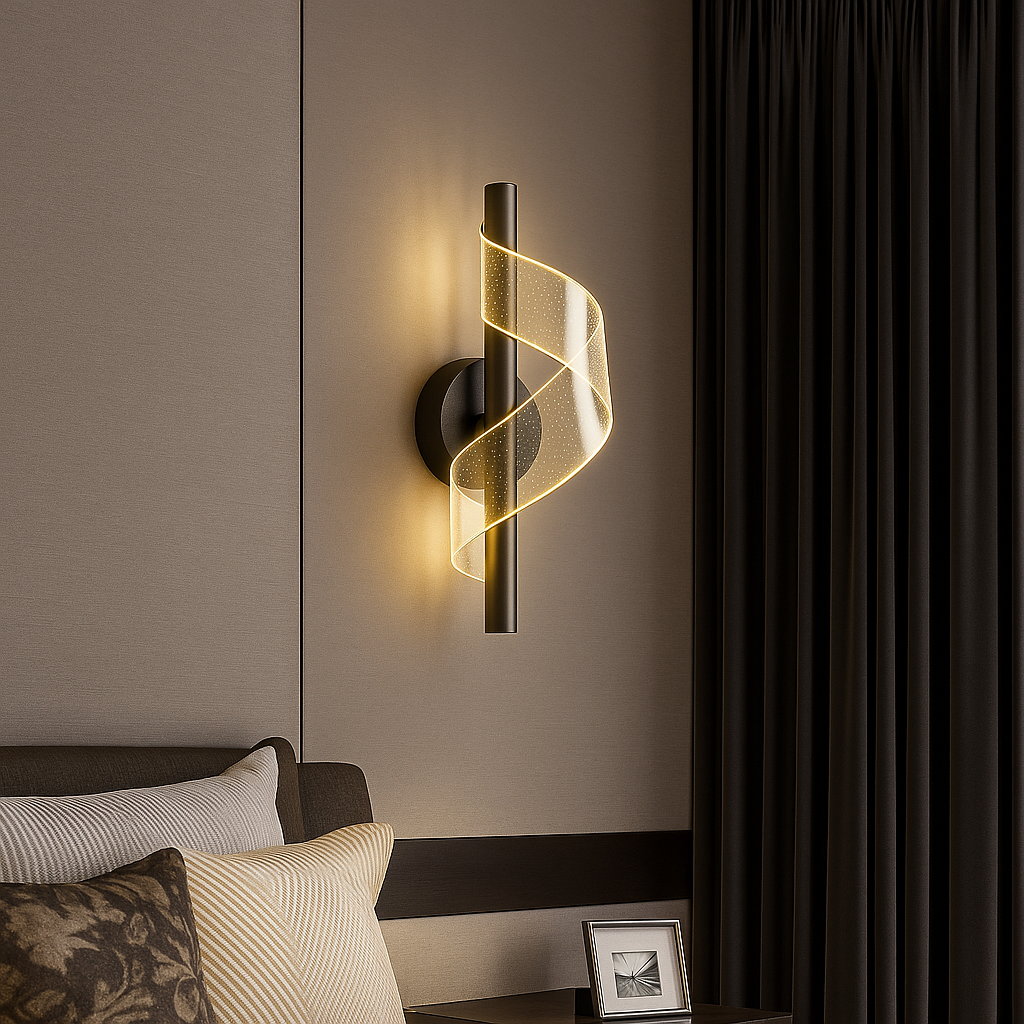 Arandela de Parede Interna Minimalista Caracol TG