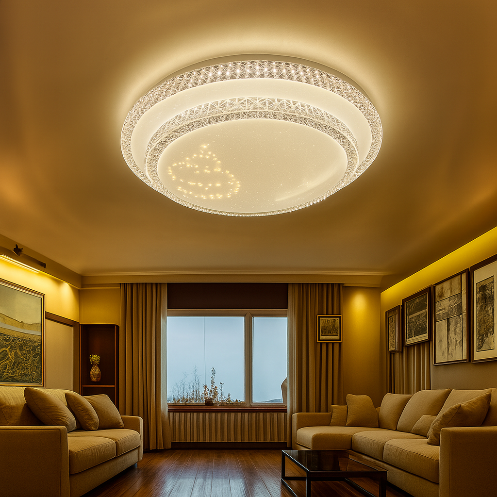 Plafon de Led 2 andares Céu Estrelado para Teto