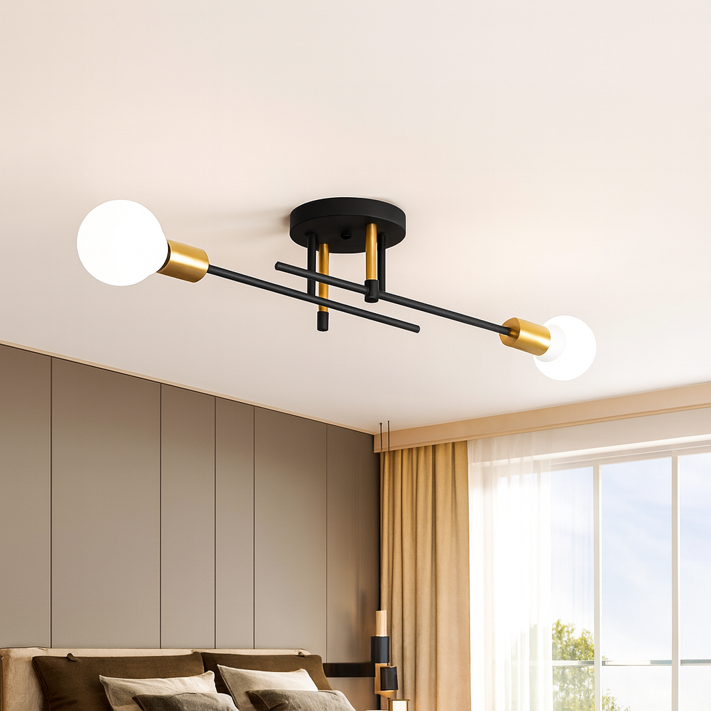 Luminária de Teto Dupla Para Sala TG