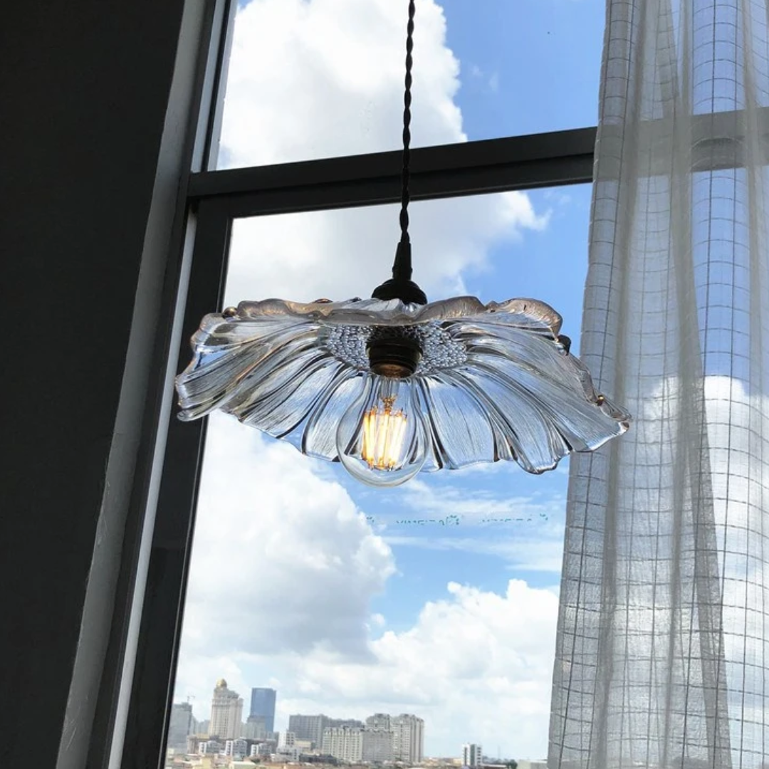 Pendente de Vidro em Formato de Folha Botanique TG