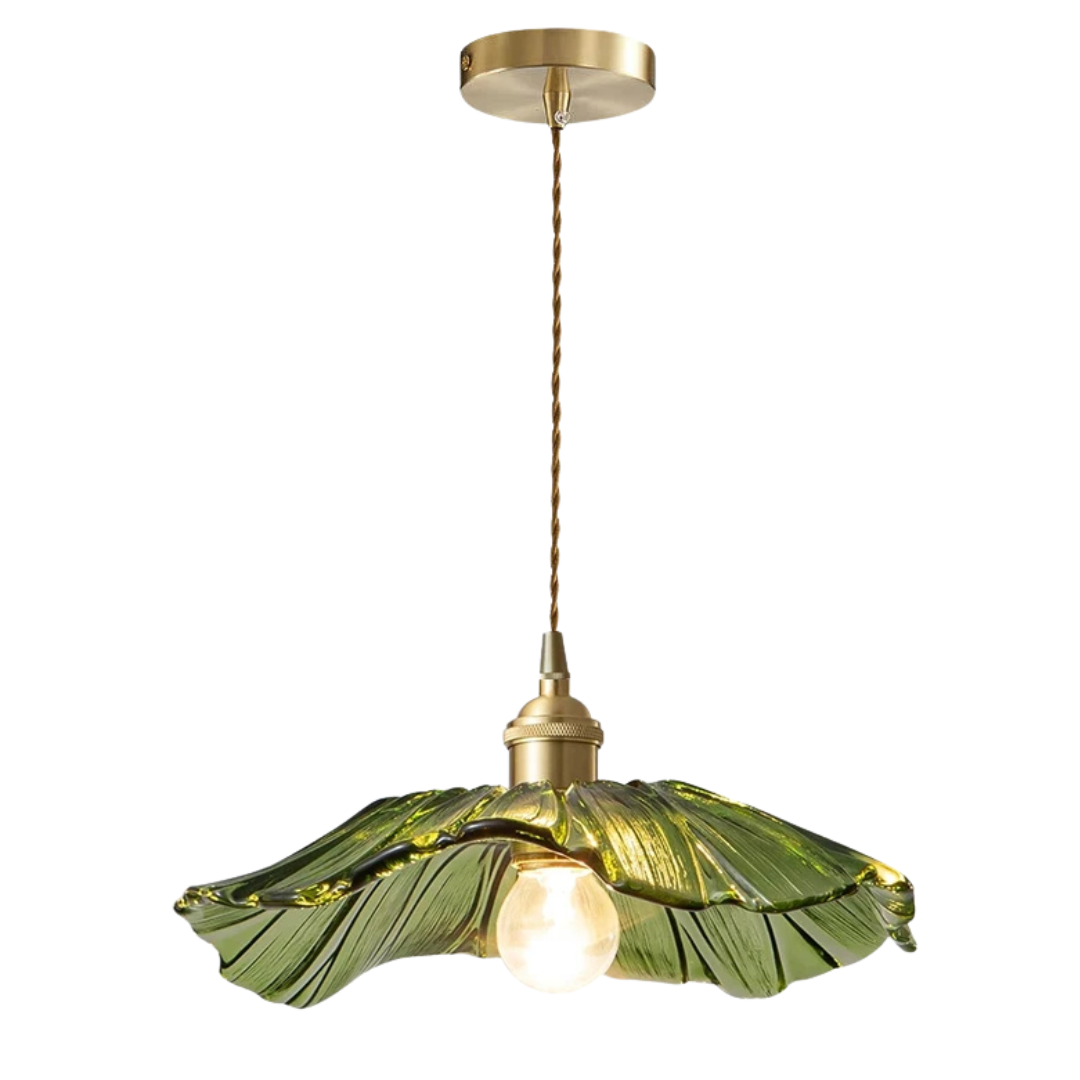 Pendente de Vidro em Formato de Folha Botanique TG