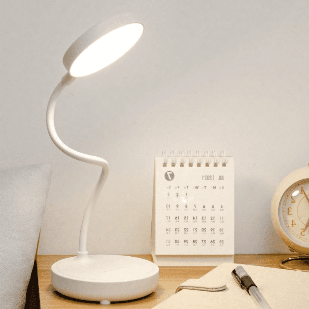 Luminária De Mesa LED flexível Com Proteção Para Os Olhos