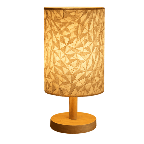 Abajur de Cabeceira Minimalista em Madeira