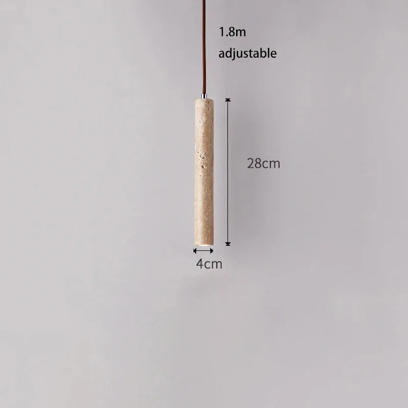 Luminária Pendente Em Mármore Wabi TG