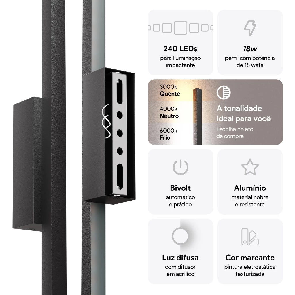 Arandela De Parede Interna - Fit TG