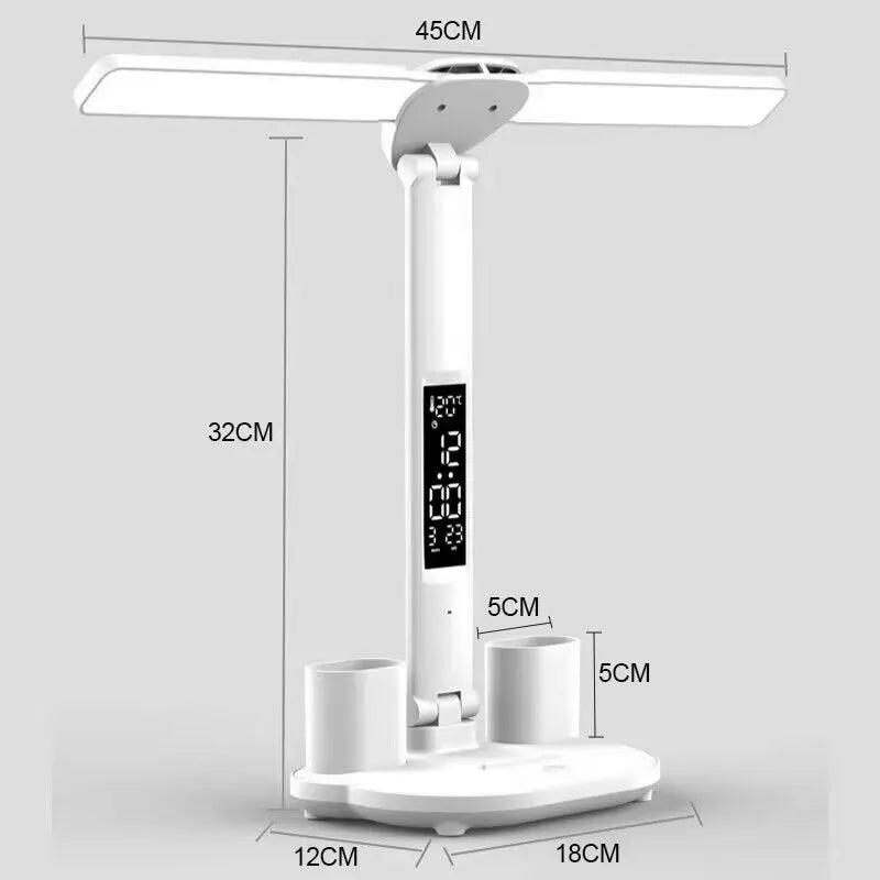 Luminária De Mesa LED Com Relógio - TG Plugs